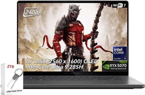 ASUS ROG Strix G16 (2025) Gaming Laptop, 16" ROG Nebula Display 16:10 2.5K 240Hz/3ms, NVIDIA® GeForce RTX™ 5060 Laptop GPU, Intel® Core™ Ultra 9 Processor 275HX, 32GB DDR5, 1TB PCIe SSD, Wi-Fi 7 in Saudi Arabia