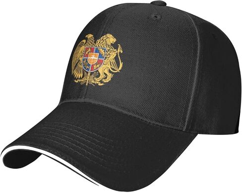 Armenia National Emblem Hat Support Armenia Coat of Arms Baseball Cap Armenian Hat for Women Men in Kuwait