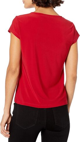 Kasper Women's Drape Neck Knit Top in Kuwait
