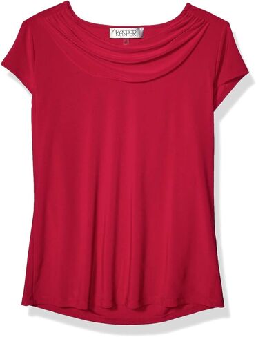 Kasper Women's Drape Neck Knit Top in Kuwait