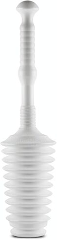 Master Plunger MP500-3TB Heavy Duty Bathroom Toilet Plunger Kit with Tall Bucket. Equipped with Air Release Valve, Black in Kuwait