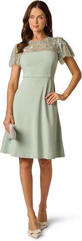 Adrianna Papell Printed Satin Dress in Kuwait