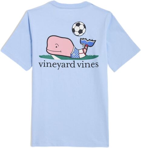 Vineyard Vines Boys' Boys USA Soccer Whale Short-Sleeve Pocket Tee in Kuwait