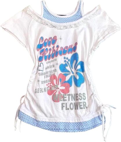 Pokn Y2K Jojifuku Cutecore Kawaii Sweatshirts Off Shoulder Harajuku Kaomoji Graphic Shoujo Clothes Cartoon Top Women in Saudi Arabia