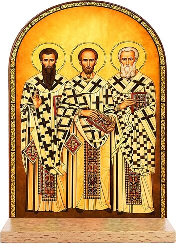 TALPGOD Greek Christian Orthodox Icons of Theotokos Stand Catholic Art Ornament Statue – Acrylic Tabletop Décor for Home Altar & Desk,Christian Gifts for Women & Men in Saudi Arabia