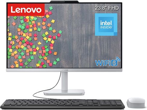 Lenovo ThinkCentre V310Z All in One Desktop Computer ، Windows 11 Pro ، 19.5 "(1600 × 900 بكسل) AIO Desktop ، Core 7100 ، 512GB SSD ، RAM 16GB ، لوحة المفاتيح والماوس ، RJ-45 (متجدد) in Kuwait
