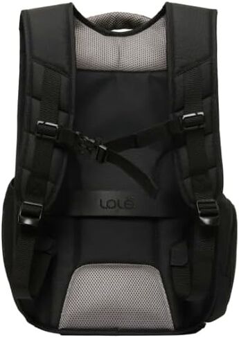Lole Expandable Backpack with Padded Laptop Sleeve, Bottle Pocket & Emergency Whistle – Made in Vietnam - Black, Black, Regular in Saudi Arabia