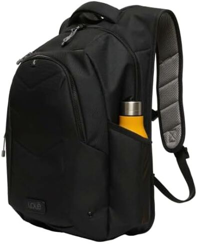 Lole Expandable Backpack with Padded Laptop Sleeve, Bottle Pocket & Emergency Whistle – Made in Vietnam - Black, Black, Regular in Saudi Arabia