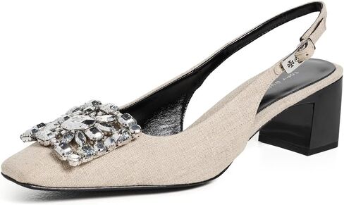 حذاء Tory Burch النسائي جورجيا كريستال Slingback in Kuwait