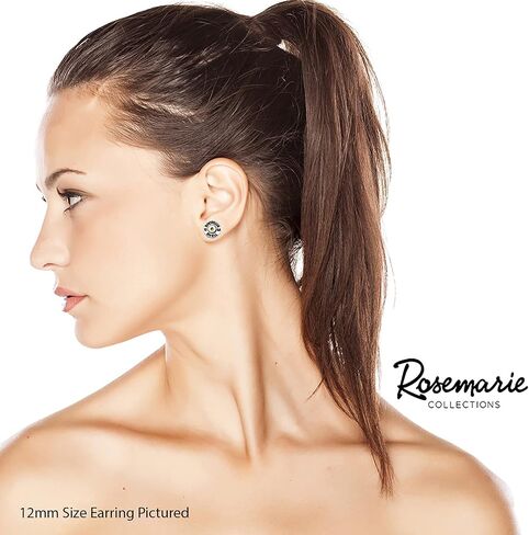 Rosemarie & Jubalee Women's 12 Gauge Shotgun Shell Spent Bullet Hypoallergenic Post Back Stud Earrings in Kuwait