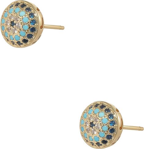 Womens Stud Earrings With Cubic Zirconia Small Diamond StudsDaily Casual Rhinestone Jewelry Hypoallergenic Copper Material For Sensitive Ears in Saudi Arabia
