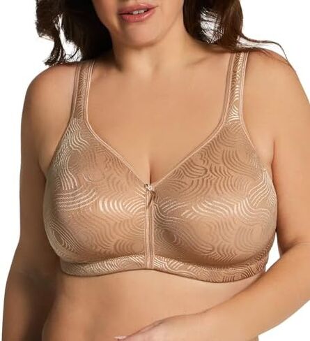 Lunaire Women's Love Knot Wireless Bra, 13314, Warm Beige, 42DD in Kuwait