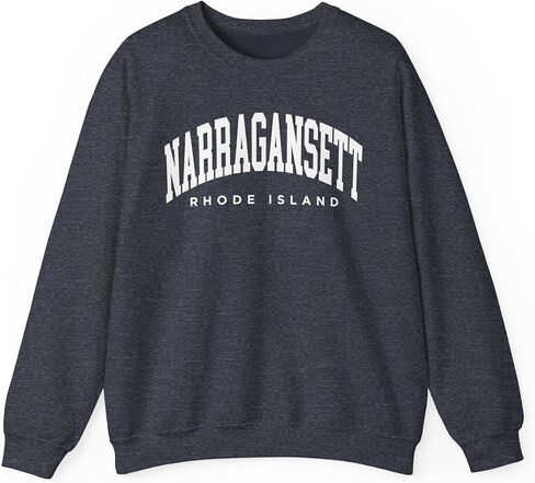Narragansett Rhode Island Adult Unisex Crewneck Sweatshirt in Saudi Arabia