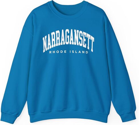 Narragansett Rhode Island Adult Unisex Crewneck Sweatshirt in Saudi Arabia