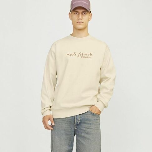COUPLEHOODIES Made For More Embroidered Sweatshirt – Personalized Christian Gift for Birthday Faith Occasion or Christmas Multicolor in Saudi Arabia