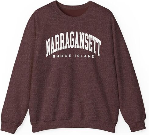 Narragansett Rhode Island Adult Unisex Crewneck Sweatshirt in Saudi Arabia