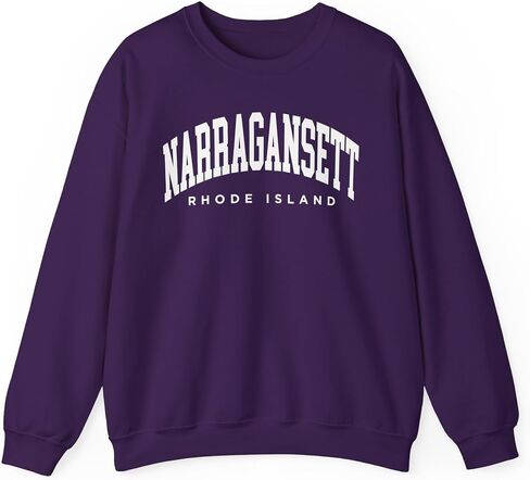 Narragansett Rhode Island Adult Unisex Crewneck Sweatshirt in Saudi Arabia