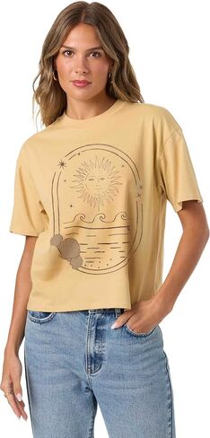 O'NEILL Women's Sun Shell Easy Tee | Soft Cotton Jersey, Front Chest Graphic in Kuwait