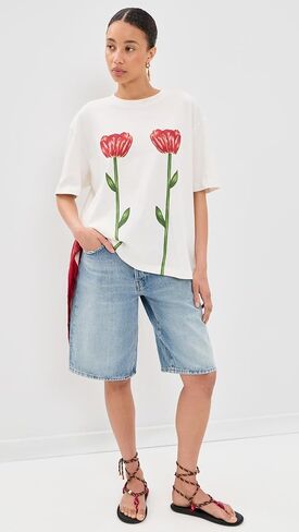 FARM Rio Women's Tropical Rose Big T-Shirt in Saudi Arabia