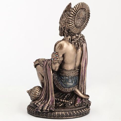Veronese Design 3 3/4 Inch Hanuman Hindu God of Strength Cold Cast Resin Bronze Finish Sculpture in Kuwait