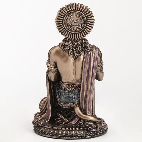 Veronese Design 3 3/4 Inch Hanuman Hindu God of Strength Cold Cast Resin Bronze Finish Sculpture in Kuwait