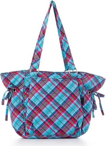 Floral Print Women's Tote Bag, Lightweight Shoulder Bag, Multi Pockets Large Capacity Casual Purse for Daily Commute & Travel in Saudi Arabia