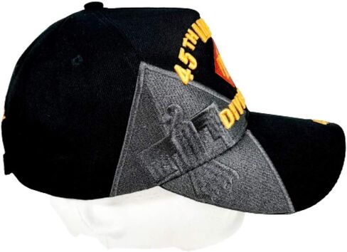 45th Infantry Division Ball Cap Hat Black Embroidered Acrylic Army H8 in Saudi Arabia