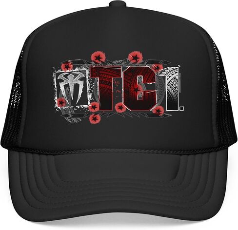 Roman Reigns TC1 Foam Trucker Hat Pro Wrestling Hat in Kuwait