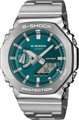 Casio G-Shock G-Steel Blue-Green Dial Analog-Digital Watch GM2110D-3A1 in Kuwait