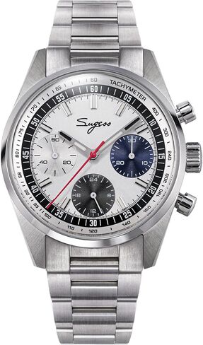Sugess Chrono Hertiage S465.TE.S ST1903 Mechanical Chronograph Mens Wrist Pilot Watch Seagull 1963 in Saudi Arabia
