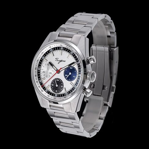 Sugess Chrono Hertiage S465.TE.S ST1903 Mechanical Chronograph Mens Wrist Pilot Watch Seagull 1963 in Saudi Arabia