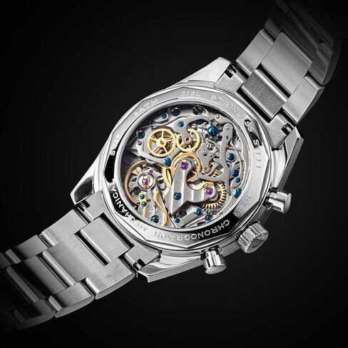 Sugess Chrono Hertiage S465.TE.S ST1903 Mechanical Chronograph Mens Wrist Pilot Watch Seagull 1963 in Saudi Arabia