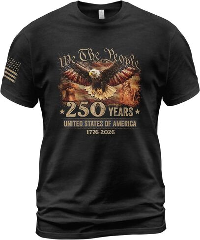 American 250th Anniversary Shirts, 1776-2026 250th Anniversary Shirt, Mens Patriotic Shirts in Saudi Arabia