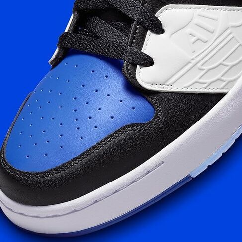 حذاء Jordan Nu Retro 1 Low Lifestyle للرجال باللون الأسود/الأزرق من JORDAN in Kuwait