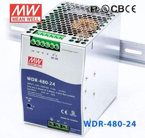 Mean Well WDR-480-24 Power Supply in Kuwait