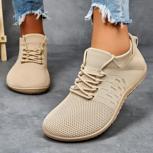 Barefoot Shoes Women Slip on Sneakers Wide Toe Box Shoes Women Zero Drop Gym Walking Shoes Trail Running Shoe Jogging Tennis Fitness Sneaker in Kuwait