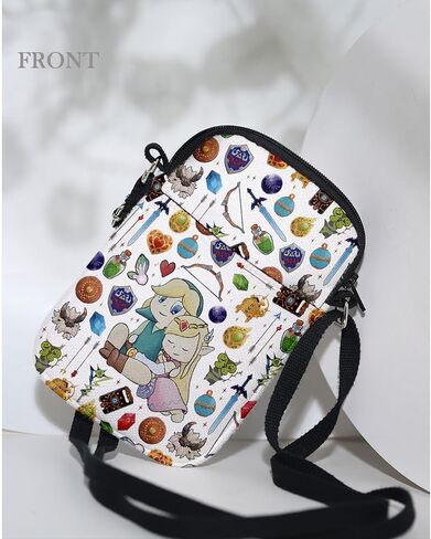 MAOFAED Video Game Inspired Crossbody Bag for Fans, Game Enthusiast Gift, Gaming Couple Gift, Fandom Gifts(boy girl) in Kuwait