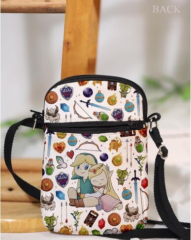 MAOFAED Video Game Inspired Crossbody Bag for Fans, Game Enthusiast Gift, Gaming Couple Gift, Fandom Gifts(boy girl) in Kuwait