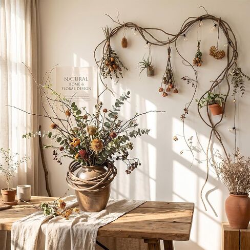 1pc Artificial Vine Decoration for Home Office Wedding Indoor Outdoor Wall Hanging Fake Greenery DIY Tropical Rainforest Habitat Reptile Terrarium Decor Party in Kuwait