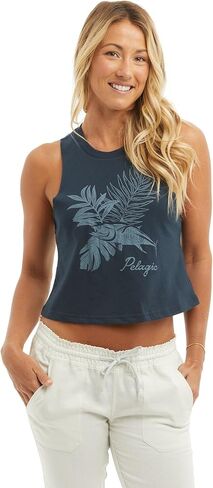 PELAGIC Women's Tropic Tuna Cropped Tank in Saudi Arabia