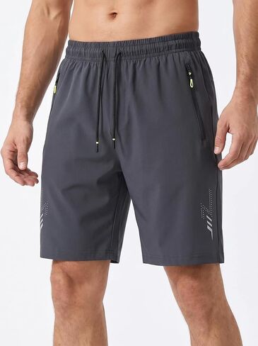 Mens Athletic Shorts Quick-Dry Basketball Shorts Loose Fit Training Shorts for Running Gym Workout Casual Apparel in Kuwait