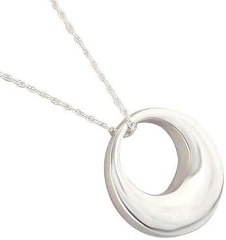 Eternity II Pendant and Necklace for Ashes, Sterling Silver, Cremation Jewelry for Ashes in Saudi Arabia