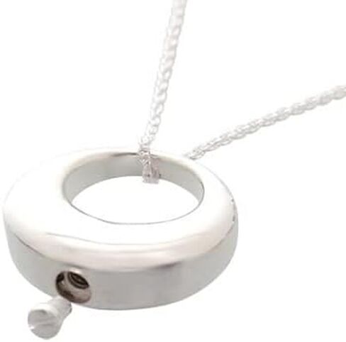 Eternity II Pendant and Necklace for Ashes, Sterling Silver, Cremation Jewelry for Ashes in Saudi Arabia
