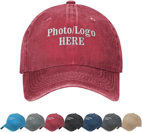 Custom Hats Design Your Own Logo Name Personalized Adjustable Trucker Hat for Men Women in Saudi Arabia
