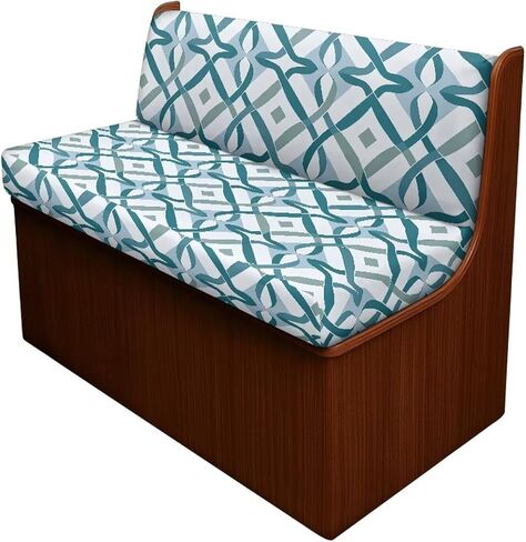 RV Dinette Cushion Covers - Black White Aztec Stretch Slipcovers, 2-Piece Set for Camper Booth Seat Protector, Anti-Slip Furniture Protector (Fits RV Sofa & Travel Trailer) in Saudi Arabia