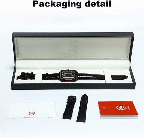 TOPHILL Automatic Watches for Men Skeletonized Mechanical 361 Stainless Steel Dial Leather Strap Men's Watches 42mm Dial 50m Waterproof Men's Fashion Gifts in Saudi Arabia