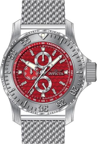INVICTA Vintage Men 49.50mm Stainless Steel Steel Black dial VH67 Quartz in Kuwait