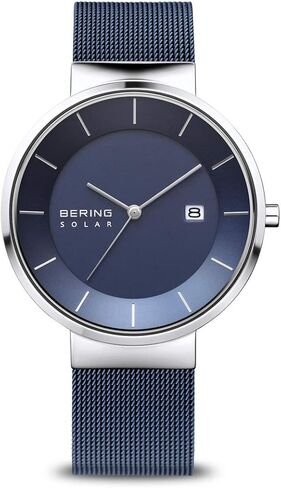 BERING Men Analog Solar Collection Watch with Stainless Steel Strap & Sapphire Crystal in Saudi Arabia