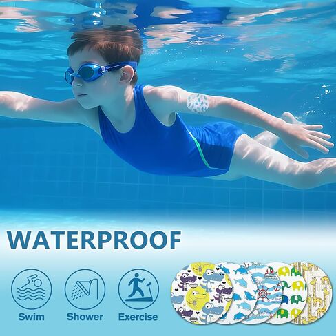 15Pack Waterproof G7 Adhesive Patches Stelo Sensor Covers Hypoallergenic & Latex-Free Overpatch Breathable CGM Protection Covers for 15 Days,Sea & Safari Fun in Saudi Arabia