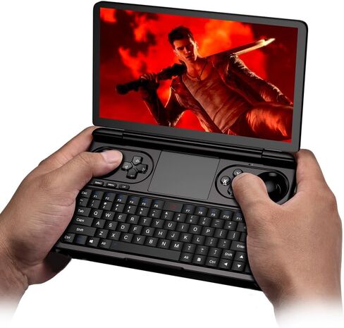 GPD Win Mini 2025 [Black-AMD AI 370-32GB+2TB] 7 Inches Mini Handheld Win 11 PC Video Game Console Gameplayer 1920X1080 Touchscreen Laptop Tablet PC in Kuwait